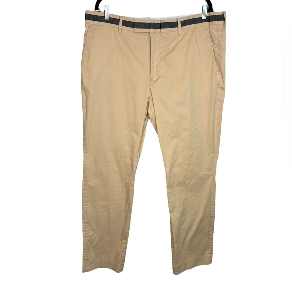 G/Fore Men's Golf Performance Khaki Pants Slacks Size 38 Ribbon Waist Classic